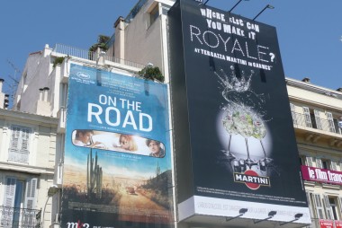 Affiche de "Sur la Route" dans Cannes