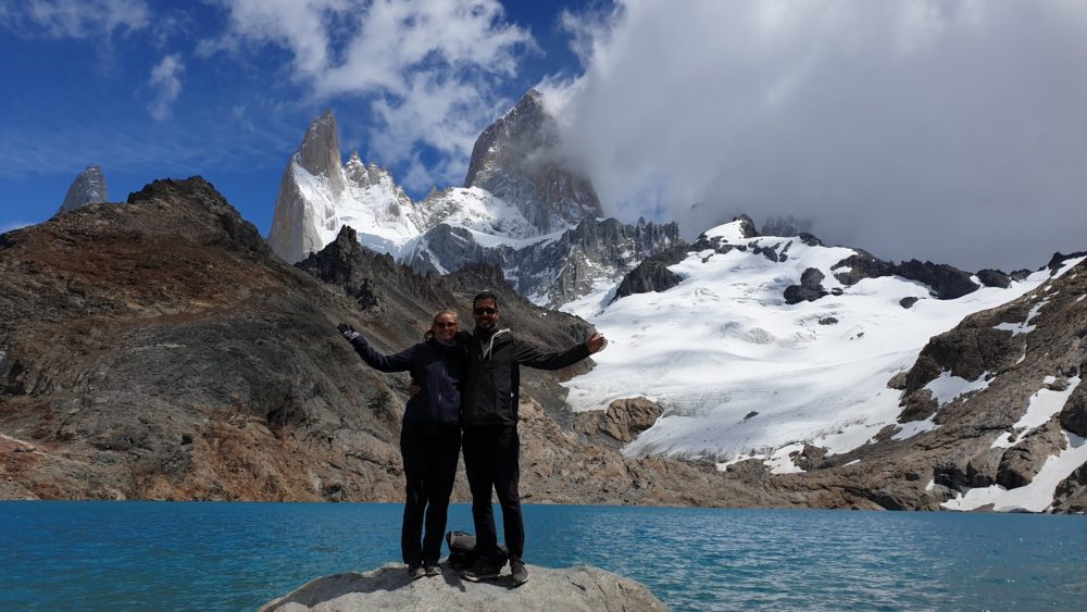 Cecile et Quentin DestinationTourDuMonde Laguna de los Tres El Chalten Argentine